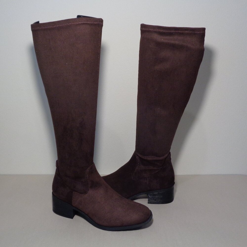 Kenneth Cole Size 7 M / STANFORD / Brown / Heeled Tall Boots / New Women's Shoes